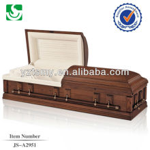 Ataúd de madera de la cremación especializada estilo americano por mayor